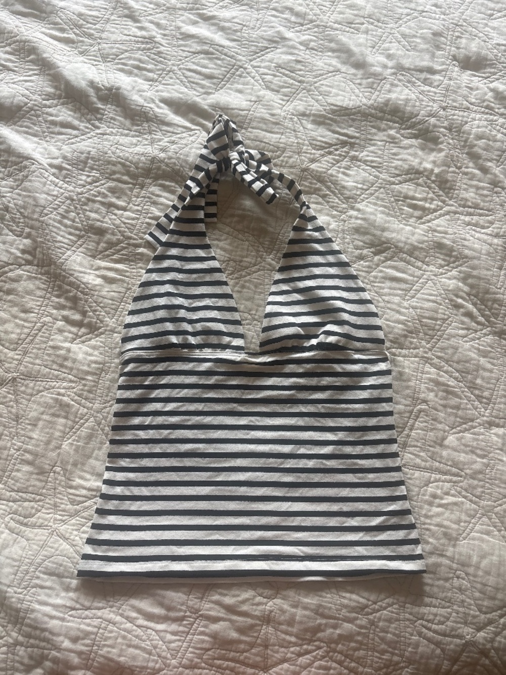 Oddli striped halter top
